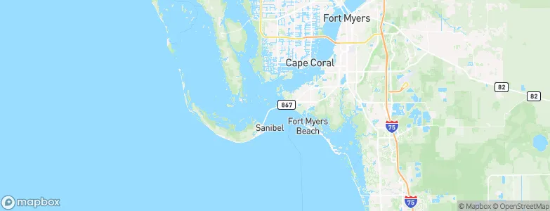 Punta Rassa, United States Map