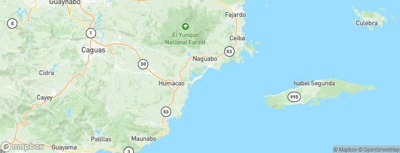 Punta Santiago, Puerto Rico Map