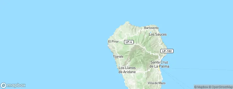 Puntagorda, Spain Map