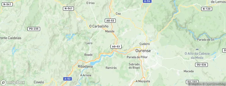 Punxín, Spain Map