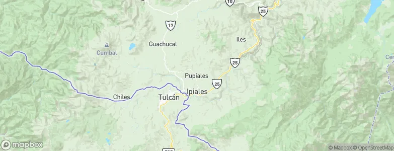 Pupiales, Colombia Map
