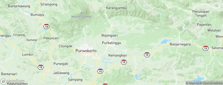 Purbalingga, Indonesia Map