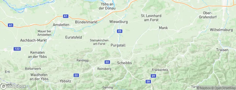 Purgstall, Austria Map