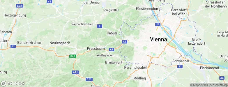 Purkersdorf, Austria Map