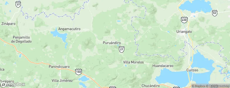 Puruándiro, Mexico Map