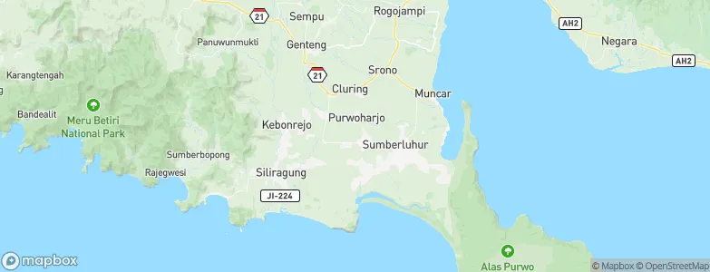 Purwoharjo, Indonesia Map