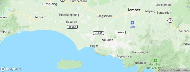 Purwoharjokrajan Satu, Indonesia Map