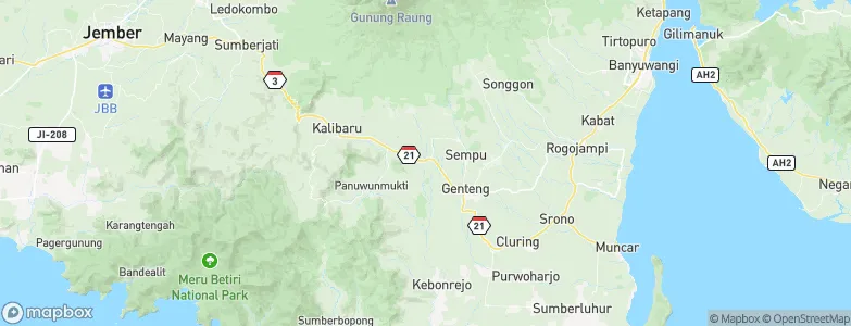 Purwojoyo, Indonesia Map