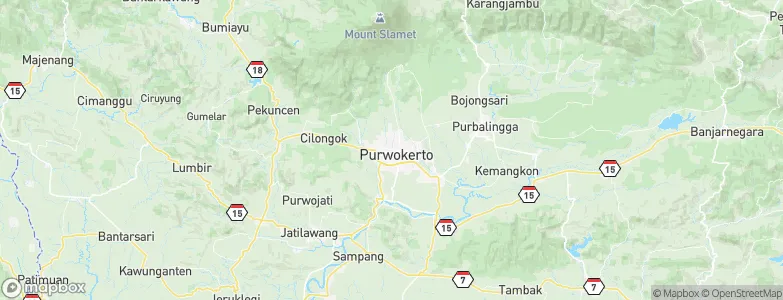 Purwokerto, Indonesia Map