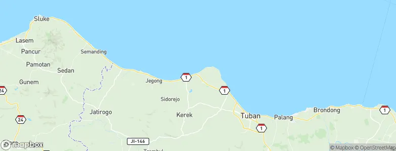 Purworejo, Indonesia Map