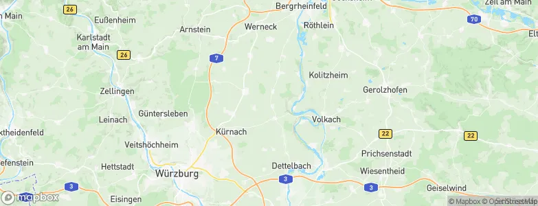Püssensheim, Germany Map