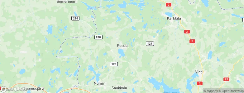 Pusula, Finland Map