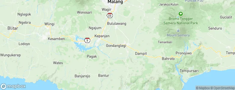Putat Kidul, Indonesia Map