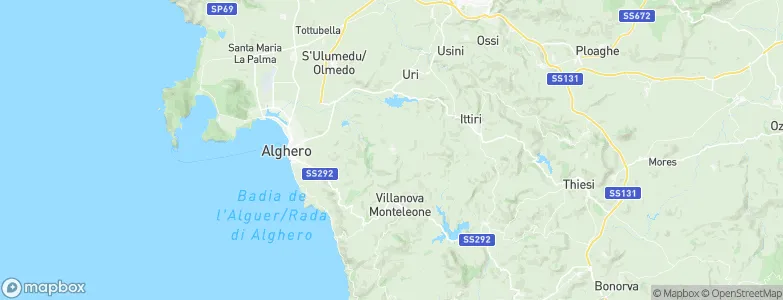 Putifigari, Italy Map