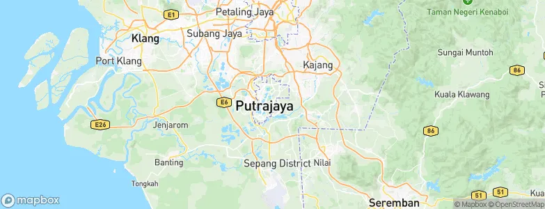 Putrajaya, Malaysia Map