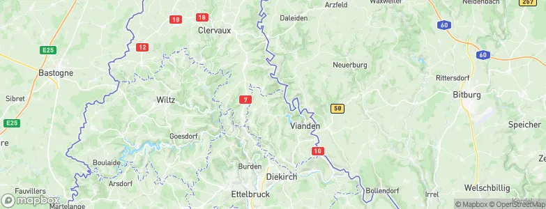 Putscheid, Luxembourg Map