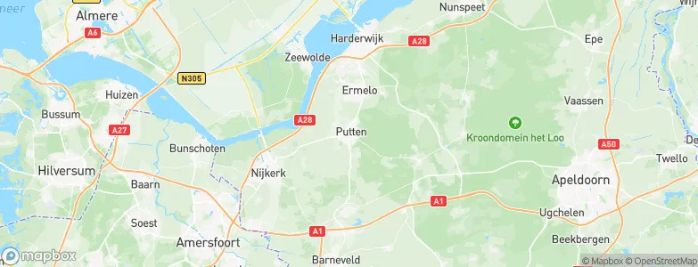 Putten, Netherlands Map