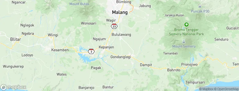 Putukrejo, Indonesia Map
