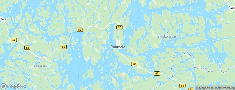 Puumala, Finland Map