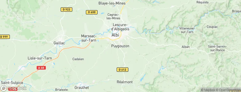 Puygouzon, France Map