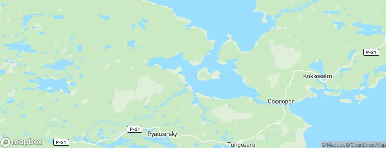 Pyaozerskiy, Russia Map