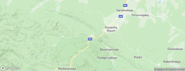 Pyatigorskaya, Russia Map