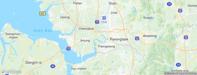 Pyeong, South Korea Map