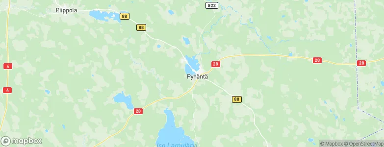 Pyhäntä, Finland Map