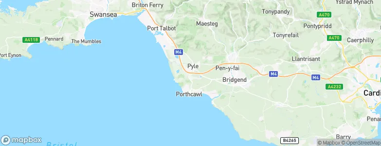 Pyle, United Kingdom Map