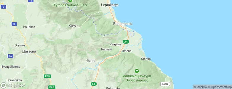 Pyrgetós, Greece Map