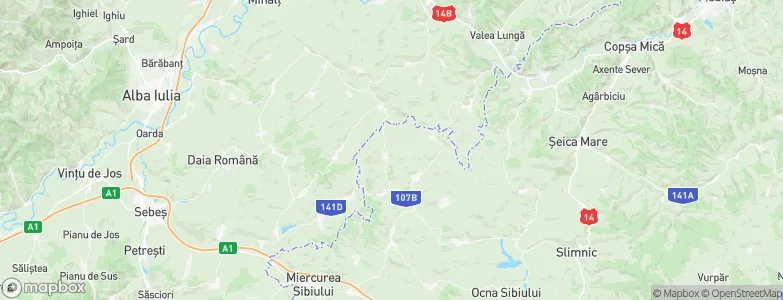 Păuca, Romania Map