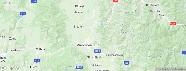 Păuleni-Ciuc, Romania Map