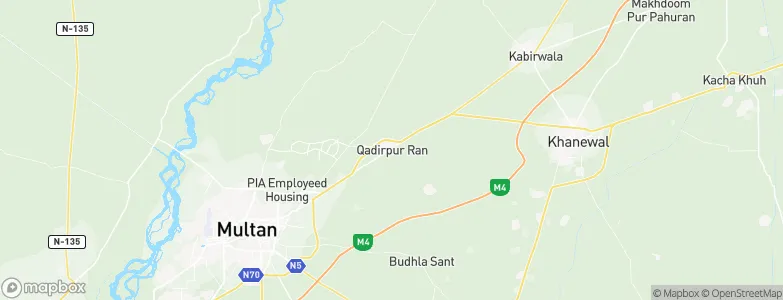 Qadirpur Ran, Pakistan Map