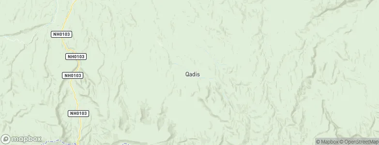 Qādis, Afghanistan Map