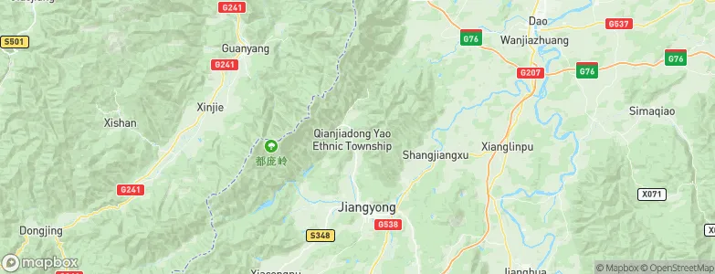 Qianjiadong, China Map