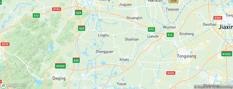 Qianjin, China Map