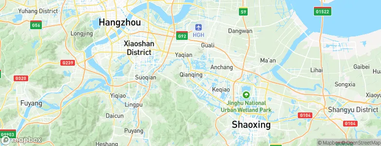 Qianqing, China Map