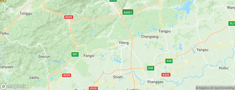 Qiaoxi, China Map