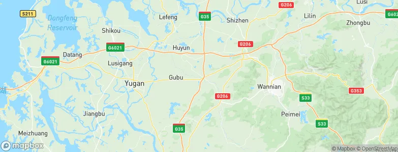 Qibu, China Map