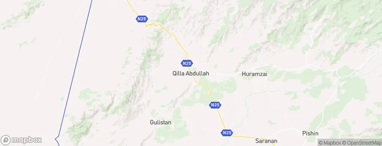 Qila Abdullah, Pakistan Map