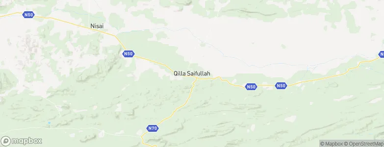 Qila Saifullah, Pakistan Map