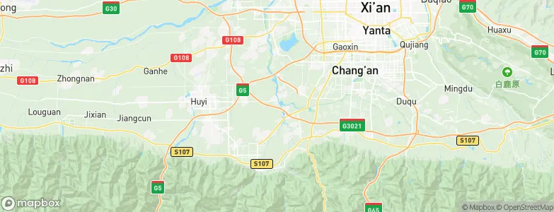 Qindu, China Map