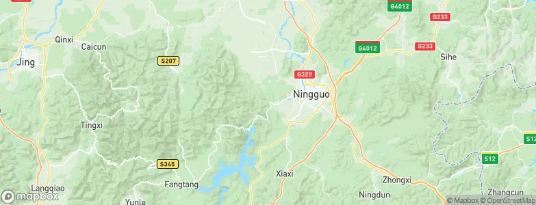 Qinglong, China Map