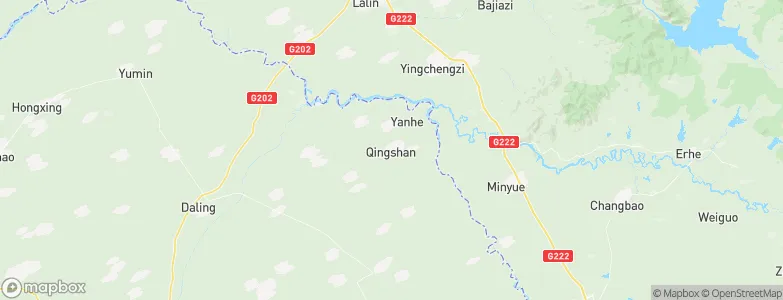 Qingshan, China Map