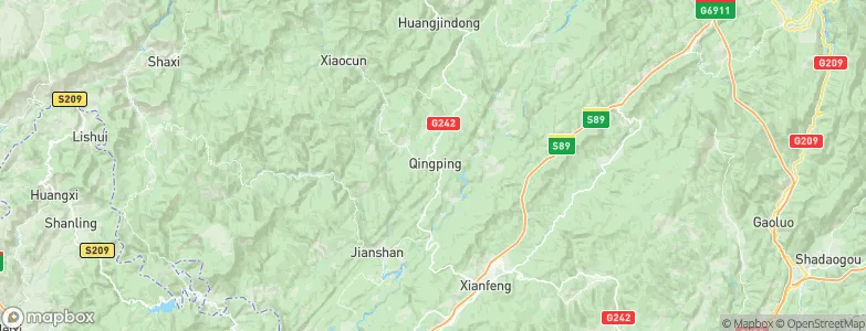 Qingshuitang, China Map