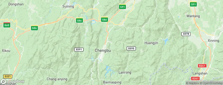Qingxi, China Map