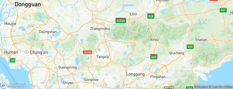 Qingxi, China Map