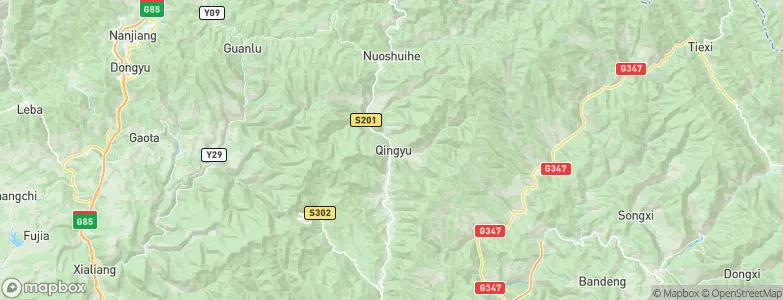 Qingyu, China Map