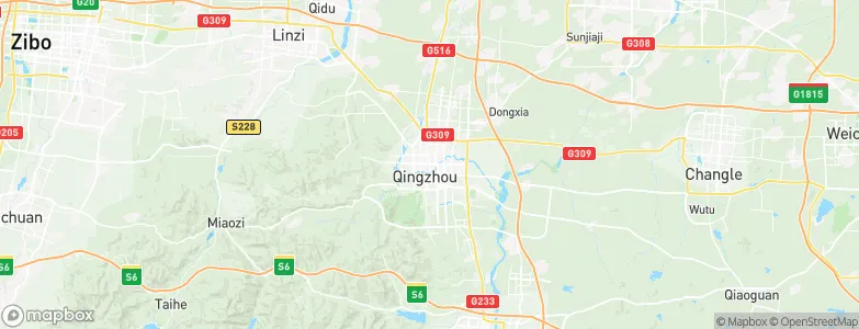 Qingzhou, China Map