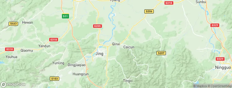 Qinxi, China Map